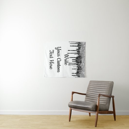 Aangepaste Silver Jubileum Photo Booth Backdrop Wandkleed (In Situ (horizontaal))