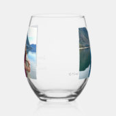 Aangepaste Single Photo Wijnglas Zonder Voet (Links)