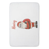 Aangepaste Sinterklaas Kerst Teenslippers Badmat (Voorkant Verticaal)