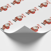 Aangepaste Sinterklaas Kerst Teenslippers Cadeaupapier (Hoek)