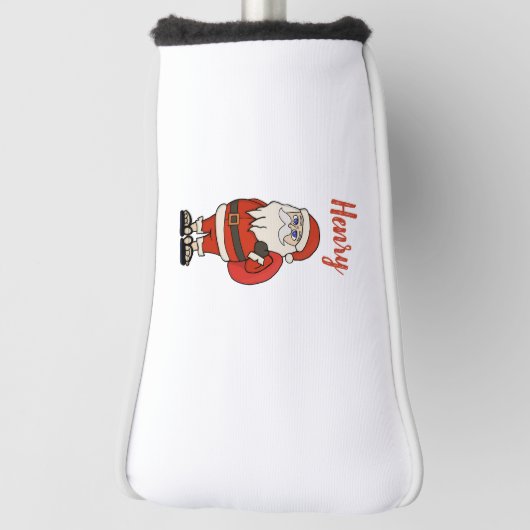 Aangepaste Sinterklaas Kerst Teenslippers Golfheadcover (Draai 90)