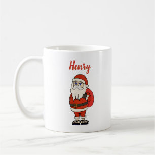 Aangepaste Sinterklaas Kerst Teenslippers Koffiemok