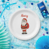 Aangepaste Sinterklaas Kerst Teenslippers Papieren Bordje (Feest)