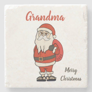 Aangepaste Sinterklaas Kerst Teenslippers Stenen Onderzetter