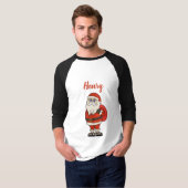Aangepaste Sinterklaas Kerst Teenslippers T-shirt (Voorkant volledig)