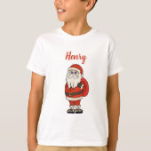 Aangepaste Sinterklaas Kerst Teenslippers T-shirt (Voorkant)