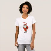 Aangepaste Sinterklaas Kerst Teenslippers T-shirt (Voorkant volledig)