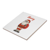 Aangepaste Sinterklaas Kerst Teenslippers Tegeltje (Zijkant)