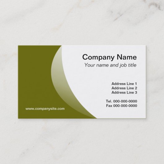 Aangepaste Sjablonen Visitekaartje (Voorkant)