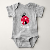 Aangepaste Sjablonen voor Ladybug Romper (Voorkant)