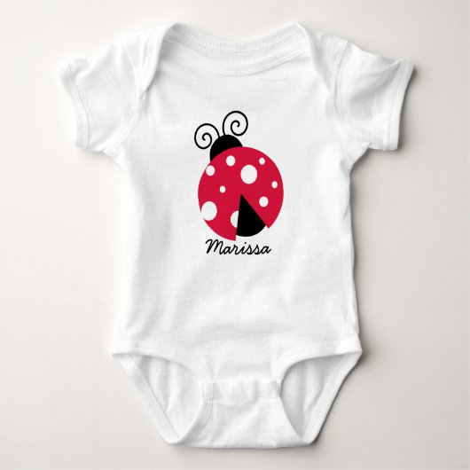Aangepaste Sjablonen voor Ladybug Romper (Voorkant)