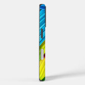 Aangepaste sjabloon abstract golfpatroon Case-Mate iPhone case (Achterkant / Rechts)