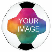 Aangepaste Sjabloon Bedrijf Logo Afbeelding Tekst Voetbal (Voorkant)