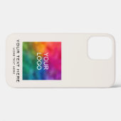 Aangepaste Sjabloon Business Logo Elegant Trendy Case-Mate iPhone Case (Achterkant (horizontaal))