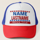 Aangepaste Sjabloon campagne Trucker Pet (Voorkant)