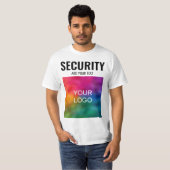 Aangepaste Sjabloon dubbelzijdig afdrukken Mannen  T-shirt (Voorkant volledig)