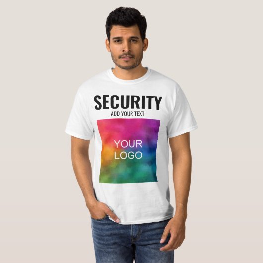 Aangepaste Sjabloon dubbelzijdig afdrukken Mannen  T-shirt (Voorkant volledig)