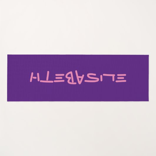 Aangepaste Sjabloon Elisabeth 1 Yogamat (Voorkant (horizontaal))