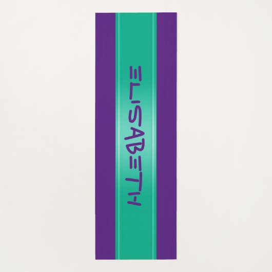 Aangepaste Sjabloon Elisabeth 2 Yogamat (Achterkant)