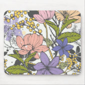 Aangepaste sjabloon Florentijnse witte tuin modern Muismat (Voorkant)