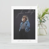 Aangepaste Sjabloon Foto High School Afstuderen Ka (Staand voorkant)