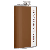 Aangepaste Sjabloon Moderne Elegante Eenvoudige Na Heupfles (Rechts)