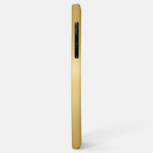 Aangepaste Sjabloon Monogram Metallic Look Gold Case-Mate iPhone Case (Achterkant/links)