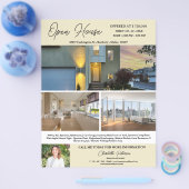 Aangepaste Sjabloon onroerend goed Open House Flyer (Enkel)