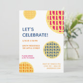 Aangepaste Sjabloon Pi Day Pie Party Invitation Ka Kaart (Staand voorkant)