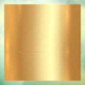 Aangepaste sjabloon QR-code logo tekst namaakgoud  Raamsticker (Vel 3)