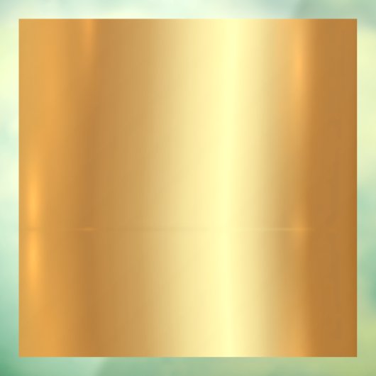 Aangepaste sjabloon QR-code logo tekst namaakgoud Raamsticker (Vel 3)