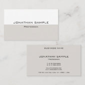 Aangepaste Sjabloon Trendy Modern Elegant Visitekaartje (Voorkant / Achterkant)