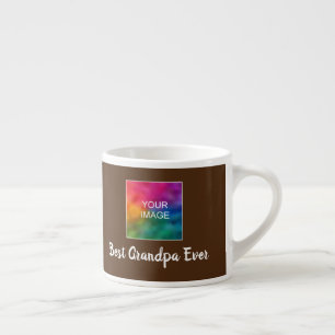 Aangepaste Sjabloon Typografie Bruin Beste Opa Ooi Espresso Kop
