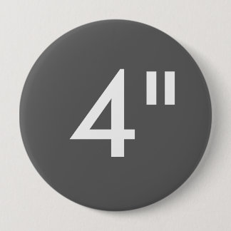 Aangepaste Sjabloon van 4-inch grote ronde Button