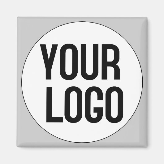 Aangepaste sjabloon van het ontwerp van de logo op magneet (Voorkant)