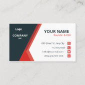 Aangepaste Sjabloon Visitekaartje (Voorkant)