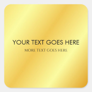 Aangepaste Sjabloon Voeg Jouw tekst Naam Monogram Vierkante Sticker