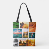 Aangepaste Sjabloon voor 18 fotocollage Draagtas (Achterkant)