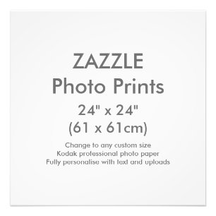 Aangepaste Sjabloon voor 24 x 24-inch vierkante fo Foto Afdruk