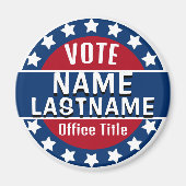 Aangepaste Sjabloon voor campagne Magneet (Voorkant)