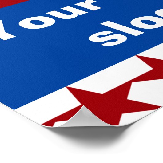 Aangepaste Sjabloon voor campagne Poster (Hoek)