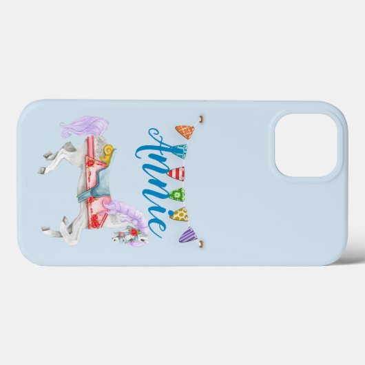 Aangepaste Sjabloon voor carrouselpaarden Case-Mate iPhone Case (Achterkant (horizontaal))