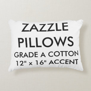 Aangepaste Sjabloon voor een katoenactueel, blanco Decoratief Kussen