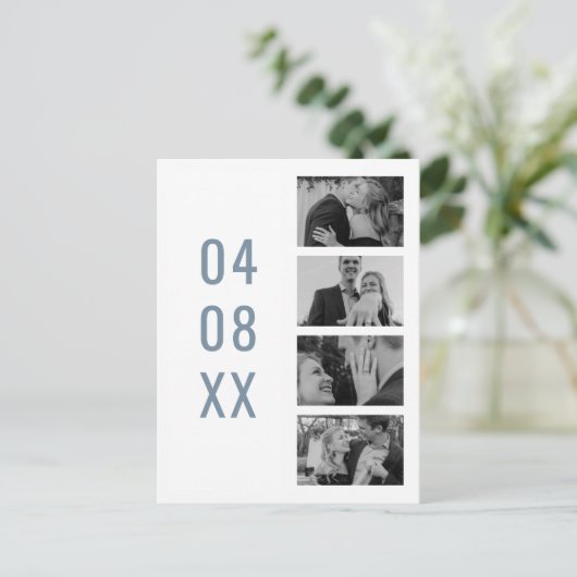Aangepaste Sjabloon voor het opslaan van de datuma (Staand voorkant)