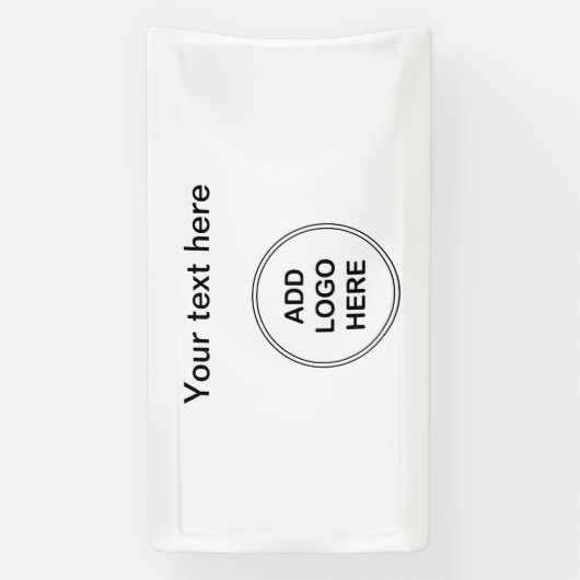 Aangepaste Sjabloon voor kleine zakelijke Logo Spandoek (Verticaal)