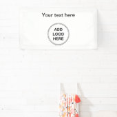 Aangepaste Sjabloon voor kleine zakelijke Logo Spandoek (Insitu)