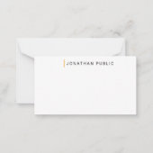 Aangepaste Sjabloon voor minimalistisch monogram o (Voorkant)