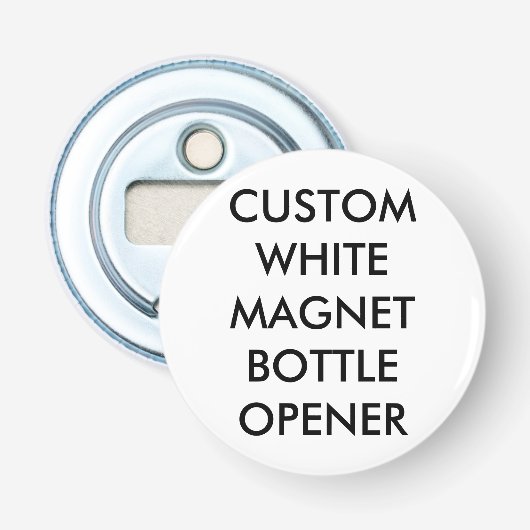 Aangepaste Sjabloon voor opening flesopening voor  Button Flesopener (Voorkant)