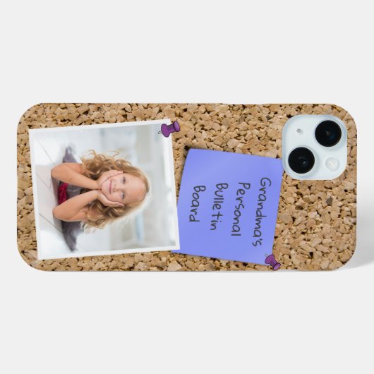 Aangepaste Sjabloon voor Paarse notitie Case-Mate iPhone Case (Achterkant (horizontaal))