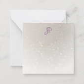 Aangepaste Sjabloon voor Script Monogram (Achterkant)